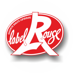 Adhésif Label Rouge rouge...