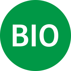 Adhésif BIO vert sur blanc