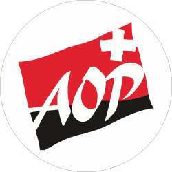 Adhésif label A.O.P Suisse...