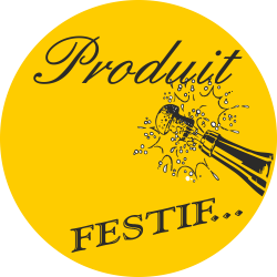 Adhésif Produit Festif noir...