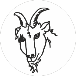 Adhésif tête animal -...