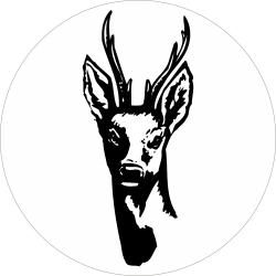 Adhésif tête animal -...