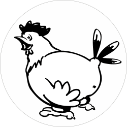 Adhésif tête animal -...