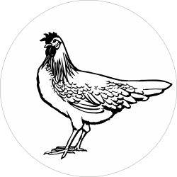 Adhésif tête animal -...