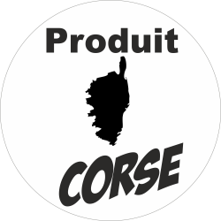Adhésif Produit CORSE noir...