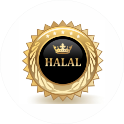 Adhésif Halal glossy - Or...