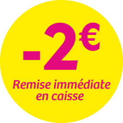 Adhésif REMISE -2€ remise...