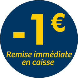 Adhésif REMISE -1€ remise...