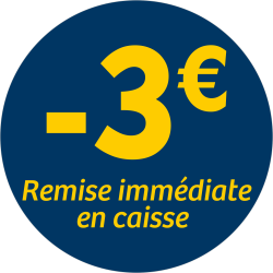 Adhésif REMISE -3€ remise...