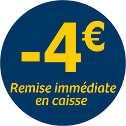Adhésif REMISE -4€ remise...