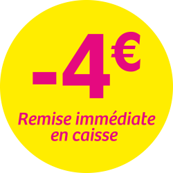 Adhésif REMISE -4€ remise...