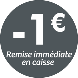 Adhésif REMISE -1€ remise...