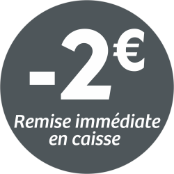Adhésif REMISE -2€ remise...