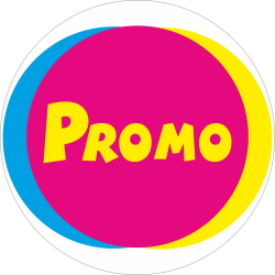 Adhésif Promo POP - Cyan...