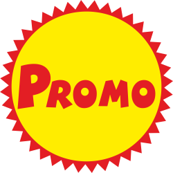 Adhésif Promo Rouge rond...