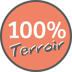 Adhésif 100% Terroir blanc...