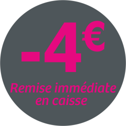 Adhésif REMISE -4€ remise...