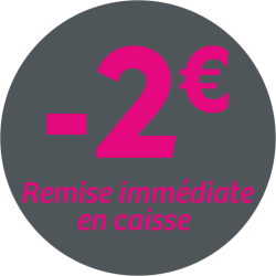 Adhésif REMISE -2€ remise...