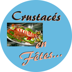 Adhésif Crustacés en Fêtes...